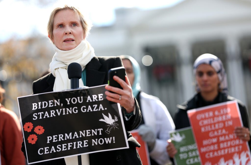 Cynthia Nixon Responds to ‘And Just Like That’ ‘Palestinian’ Shirt Backlash Cynthia Nixon Responds to ‘And Just Like That’ ‘Palestinian’ Shirt Backlash